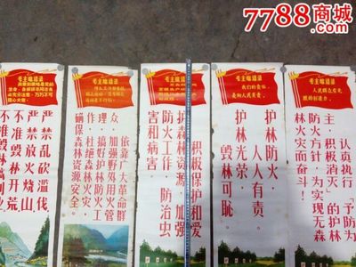 文革条幅5张合售便宜卖了-价格:200元-se29089188-其他印刷品字画-零售-中国收藏热线